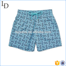 Slim-Fit Mid-Length swimming clothing print swim shorts 100% polyester for men